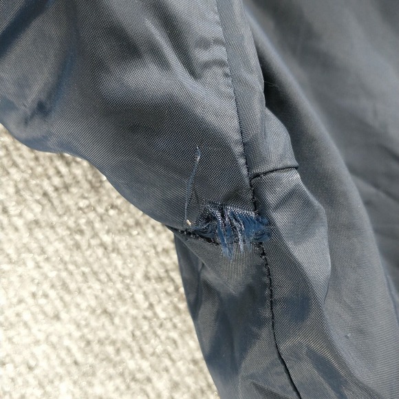 Velva Sheen Bell Telephone Men's Jacket Blue Medium Lined Snap Closure Vintage - Picture 11 of 16